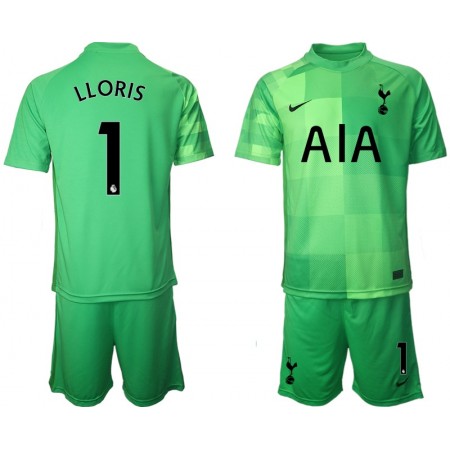 Koszulka Tottenham Hotspur Hugo Lloris 1 Bramkarska Dziecięcy Domowe Stroje Piłkarskie 2021/22 Krótki Rękaw